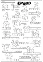 Vorschau - Arbeitsblätter - Numbers 1-20 - Working on words - Seite 2