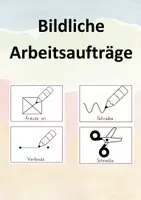Vorschau - Fördermaterial/Inklusion - Bildliche Arbeitsaufträge - Seite 1