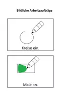Vorschau - Fördermaterial/Inklusion - Bildliche Arbeitsaufträge - Seite 2