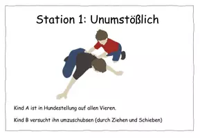 Vorschau - Stundenentwürfe - Unterrichtsentwurf Sport - Ringen und Kämpfen Klasse 3/4 - Deckblatt