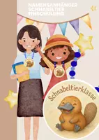 Vorschau - Bildkarten - Schnabeltierklasse Anhänger Einschulung - Deckblatt