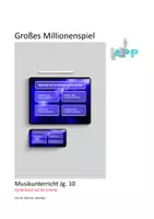 Vorschau - Quiz - Jahresmusikquiz Klasse 10 - Deckblatt