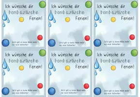 Vorschau - Anderer Materialtyp - Abschiedsgeschenk/ Feriengruß Wasserbomben - Seite 2