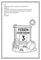 Vorschau - Arbeitsblätter - Lesetheater / Rollenspiel im Sommer: Ferien-Countdown (3.-5. Klasse, Leseförderung; DaZ-geeignet) - Seite 2