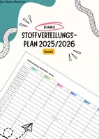 Vorschau - Anderer Materialtyp - Stoffverteilungsplan 2025/2026 Hessen - Deckblatt