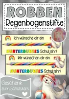 Vorschau - Anderer Materialtyp - Robbenklasse Willkommensgeschenk Regenbogenstift - Deckblatt