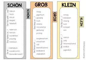 Vorschau - Merkblätter - Synonyme-Fächer (für den Deutschunterricht) - Seite 2
