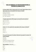 anteprima - Quiz - Quiz: Scambiare i fattori per dimostrare la proprietà commutativa - Pagina 2