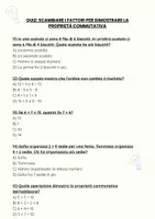 anteprima - Quiz - Quiz: Scambiare i fattori per dimostrare la proprietà commutativa - Pagina 3