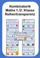 Vorschau - Stundenentwürfe - Gesamtpaket Kombinatorik Arbeitsmaterial Reihentransparenz Wortspeicher Unterrichtsentwurf - Seite 1