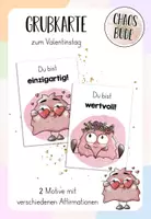 Vorschau - Anderer Materialtyp - Grußkarte zum Valentinstag mit Knuffies - Deckblatt