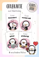 Vorschau - Anderer Materialtyp - Grußkarte zum Valentinstag für deine Pinguinklasse - Deckblatt