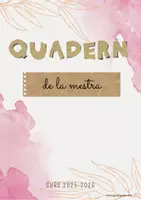 Vista previa - Para docentes: organización, planificación y formación - Quadern docent - Portada