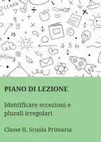 anteprima - Piani di lezione - Identificare eccezioni e plurali irregolari - Pagina di copertina