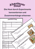Vorschau - Arbeitsblätter - Abenteuer Haut - Entdecken & Zusammenhänge lernen - Deckblatt