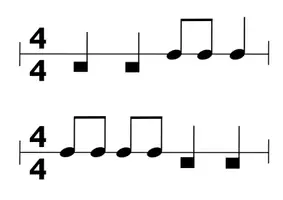 Vorschau - Stationenlernen - Cajón & Djembe: Eintaktige Rhythmen mit Bass- und Randschlag - Seite 1
