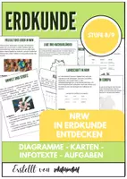 Vorschau - Unterrichtsreihen - Nordrhein‑Westfalen in Erdkunde entdecken | Unterrichtsmaterial - Deckblatt