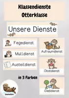Vorschau - Anderer Materialtyp - Klassendienste für deine Otterklasse - Deckblatt