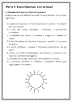 anteprima - Esercizi - Confrontare sinonimi per scelta lessicale più efficace in un contesto - Scheda di lavoro - Pagina 1