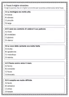 anteprima - Esercizi - Confrontare sinonimi per scelta lessicale più efficace in un contesto - Scheda di lavoro - Pagina 2