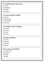 anteprima - Esercizi - Confrontare sinonimi per scelta lessicale più efficace in un contesto - Scheda di lavoro - Pagina 3