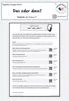 Vorschau - Arbeitsblätter - Digitaler Escape Room: das oder dass? - Deckblatt