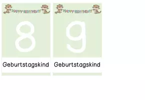 Vorschau - Anderer Materialtyp - Aufsteller für den Geburtstag (Otterklasse) - Seite 2