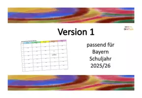 Vorschau - Lehrpläne/Lehrermaterial - Lehrerkalender 2025/26 Teil 1: Übersicht Ferienblöcke - editierbar! - Seite 3