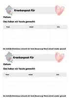 Vorschau - Bildkarten - Krankenpost Krankenmappe für deine Delfinklasse - Seite 2