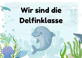 Vorschau - Bildkarten - Süße Türschilder für deine Delfinklasse mehrere Variationen - Seite 3