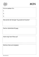 Vorschau - Lehrpläne/Lehrermaterial - Wochenplan: Morgen-Abend-Reflexion für Achtsamkeit & Dankbarkeit - Seite 3