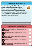 Vorschau - Spiele - Wendekarten/Lesekarten Tiere im Wald - DaZ/DaF, Deutsch - Seite 3