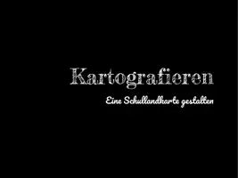 Vorschau - Arbeitsblätter - Kartografieren - eine Schullandkarte gestalten - Seite 1