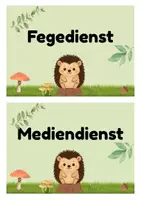 Vorschau - Bildkarten - Klassendienste für deine Igelklasse zur Einschulung - Seite 2