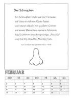 Vorschau - Stundenentwürfe - Gedichte- Kalender 2026. Gedichte im Unterricht - Seite 3