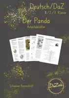 Vorschau - Unterrichtsreihen - Leseblätter und Arbeitsblätter Panda - Deckblatt