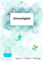 Vorschau - Stundenentwürfe - Schnelligkeit - Deckblatt