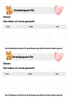 Vorschau - Bildkarten - Krankenmappe/ Krankenpost für deine Fuchsklasse - Seite 2
