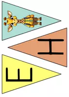 Vorschau - Mal- und Bastelvorlagen - Giraffenklasse Starterpaket – Tafelmaterial, Klassendienste, Kalender & mehr - Seite 3