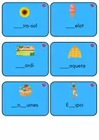 Vista previa - Juegos / Gamificación - Targetes ortografiques G/J, G/GU, B/V... - Portada