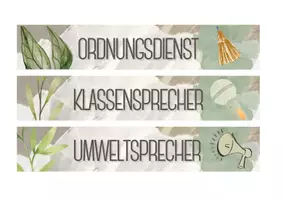 Vorschau - Poster - Klassendienste Schilder (PDF) - Abenteuer Klassenzimmer - Seite 2