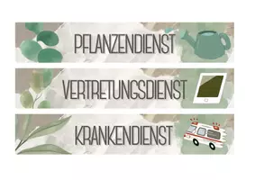 Vorschau - Poster - Klassendienste Schilder (PDF) - Abenteuer Klassenzimmer - Seite 3