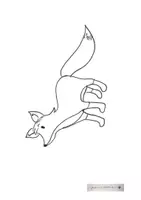 Vorschau - Mal- und Bastelvorlagen - Ausmalbilder Fuchs Biber Dachs - Seite 2