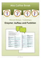 Vorschau - Arbeitsblätter - Enzyme - Tandembogen - Deckblatt