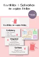 Vorschau - Arbeitsblätter - Erzählen & Schreiben am roten Faden - Deckblatt