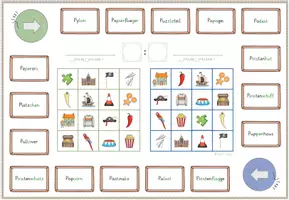 Vorschau - Unterrichtsreihen - Buchstabe P, Freiarbeitsmaterial zur Einführung Buchstabe P, 4x Domino, 2x Bingo, 1x Bingo Tafelmaterial, mehrfach differenziert, mit Selbstkontrolle - Seite 2