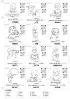 Vorschau - Spiele - Englische Aktionsverben-Flashkarten - English flashcards about actions/verbs - Seite 1