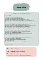 Vorschau - Arbeitsblätter - Being polite (Fact Sheet, Task Sheet & Answer Key) - Deckblatt