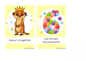 Vorschau - Anderer Materialtyp - Geburtstagskind- Aufsteller für den Tisch (verschiedene Farben) - Seite 2