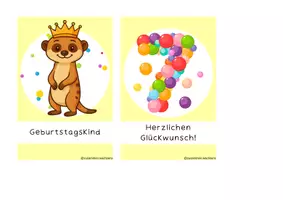 Vorschau - Anderer Materialtyp - Geburtstagskind- Aufsteller für den Tisch (verschiedene Farben) - Seite 3